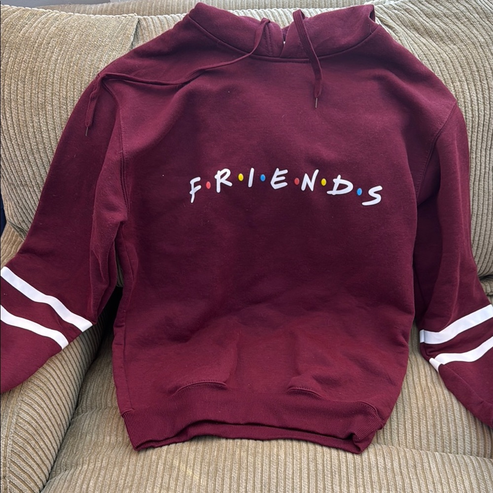 Maroon  Friends Hoodie